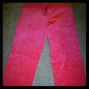 Hot pink NY & Co Velour Pants